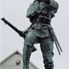 Summerside PEI - WWI Bronze Soldier Restoration - August 2022